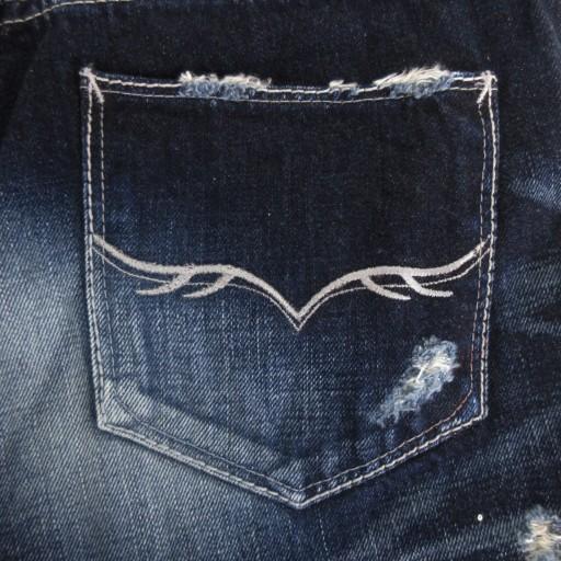 フーガ FUGA デニムパンツ ジーンズ スキニー ダメージ加工 コットン