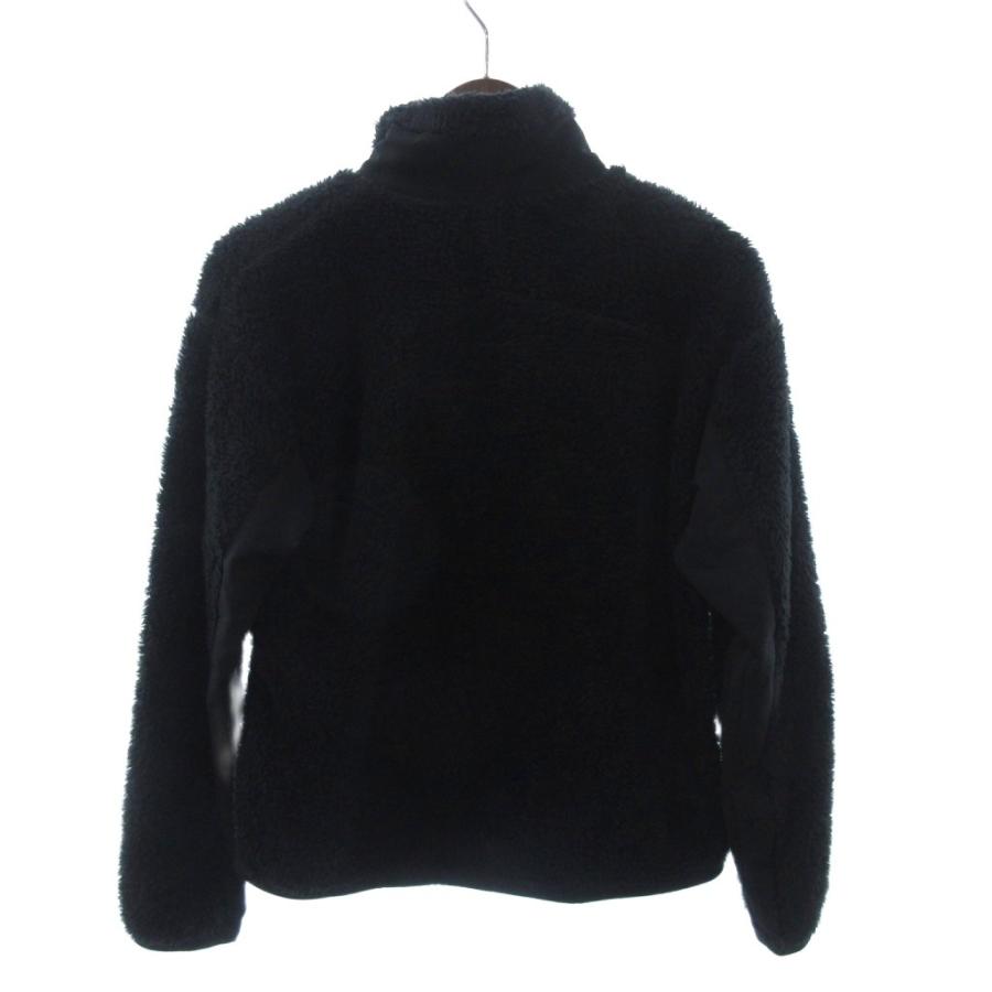 NIKE（ナイキ） ボアジャケット 長袖 ジップアップ ロゴプリント 黒