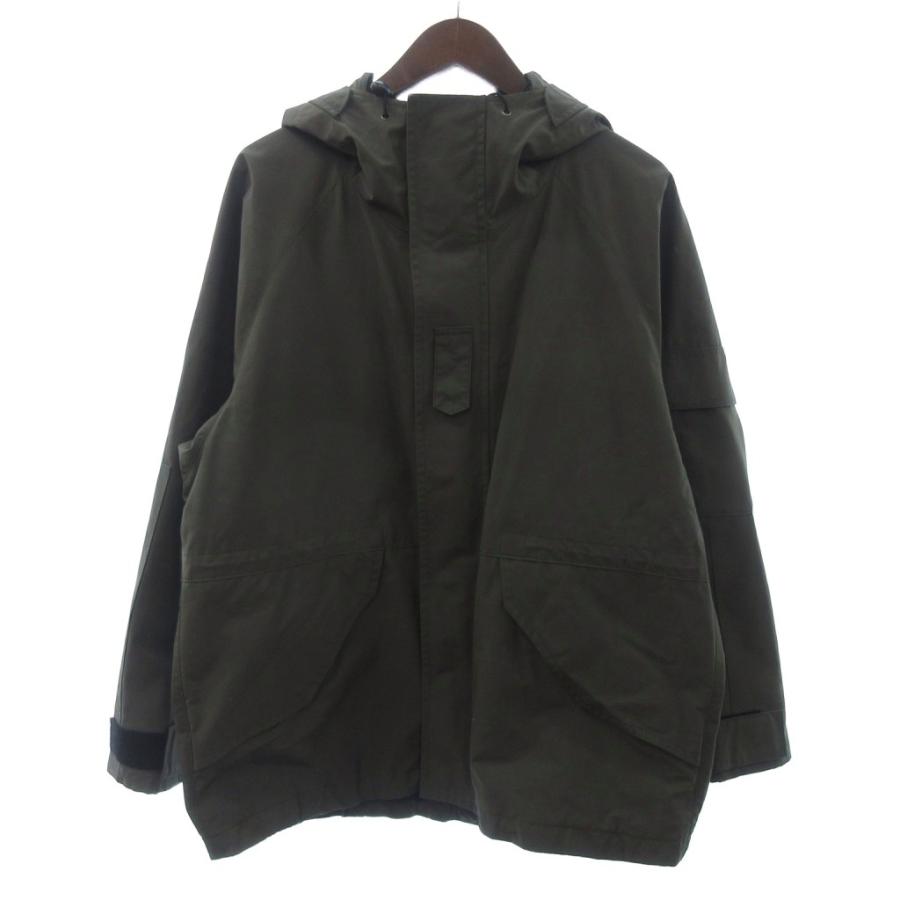 【中古】ジョンブル JOHNBULL マウンテンパーカー ジャケット フルジップ ナイロン 16673HG 緑 カーキ S メンズ Johnbull（ジョンブル） マウンテンパーカー ジャケット フルジップ