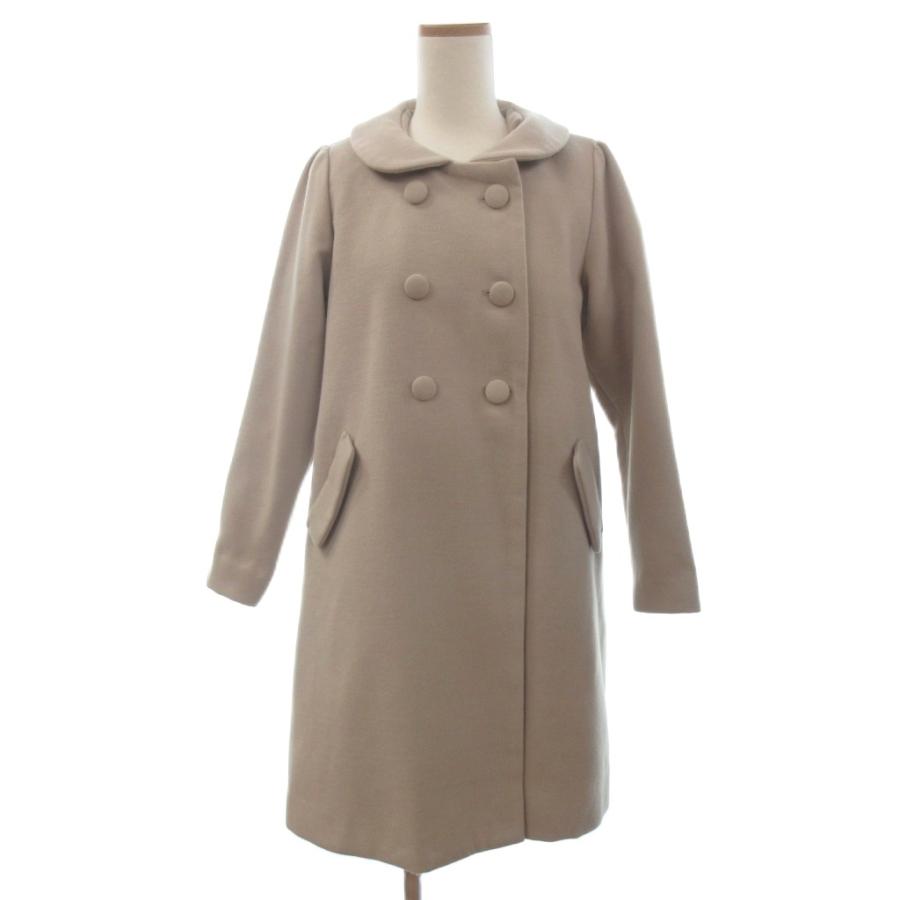 未使用品 フィント Fi.n.t Fint タグ付き コート ミドル丈 ダブル 丸襟