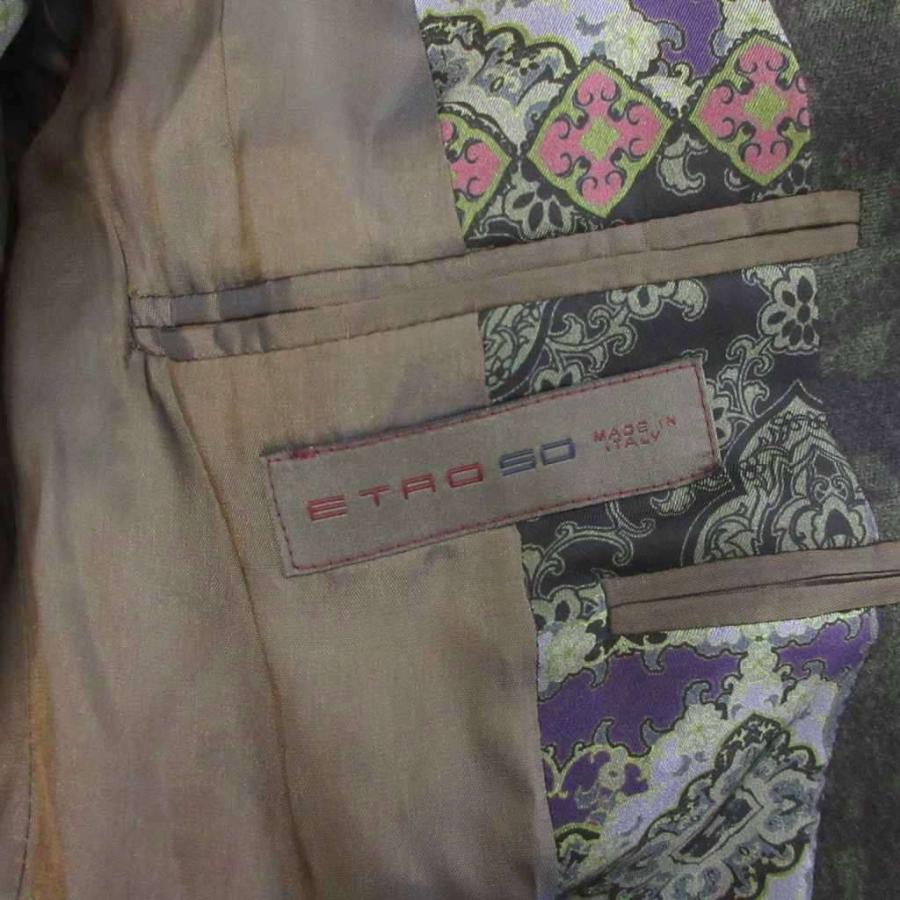 ETRO（エトロ） テーラードジャケット ブレザー シングル ウール 総柄