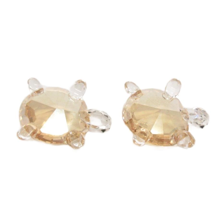 スワロフスキー SWAROVSKI 美品 亀 Crystal Baby Tortoises 2個 セット