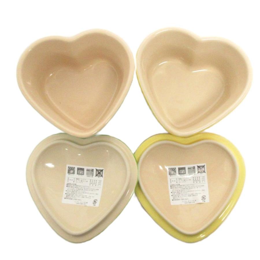 未使用品 LE CREUSET ルクルーゼ 2点セット 陶器オープンウェア ハート