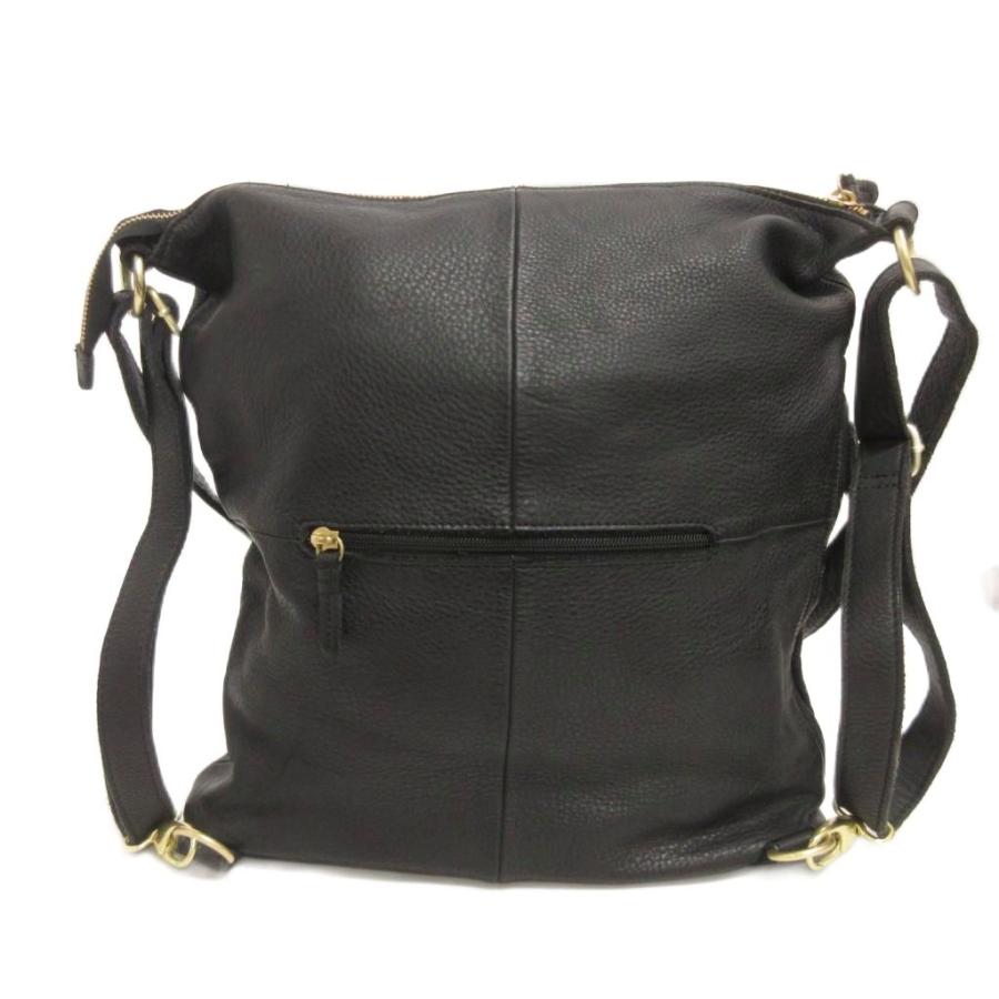 美品 イアパピヨネ ear PAPILLONNER レザー リュック バッグ PAPILLONNER パピヨネ レザー リュック 2WAY 黒のバッグ》リュック