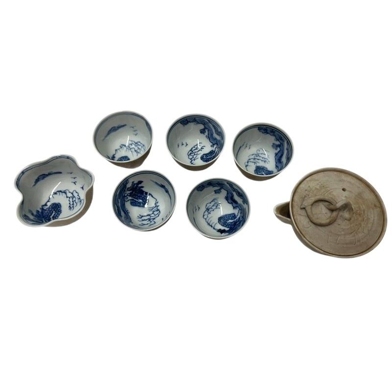 other - 白楽天 染付 煎茶道具 宝瓶 急須 香山 入江 紫砂 明治蔵出 京焼 同源分流 白楽天 染付 煎茶道具 備前焼 宝瓶 急須 香山 入江 紫砂 明治蔵出 京焼