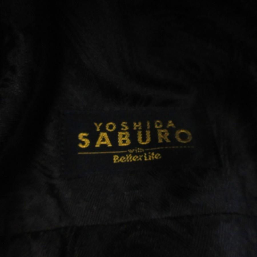 YOSIDA SABURO 美品 チェスターコート ミドル丈 ダブルブレステッド