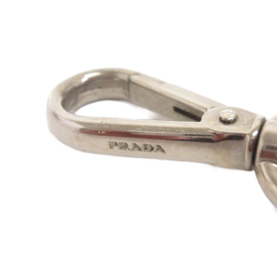 PRADA（プラダ） キーホルダー キーリング ハート サフィアーノレザー