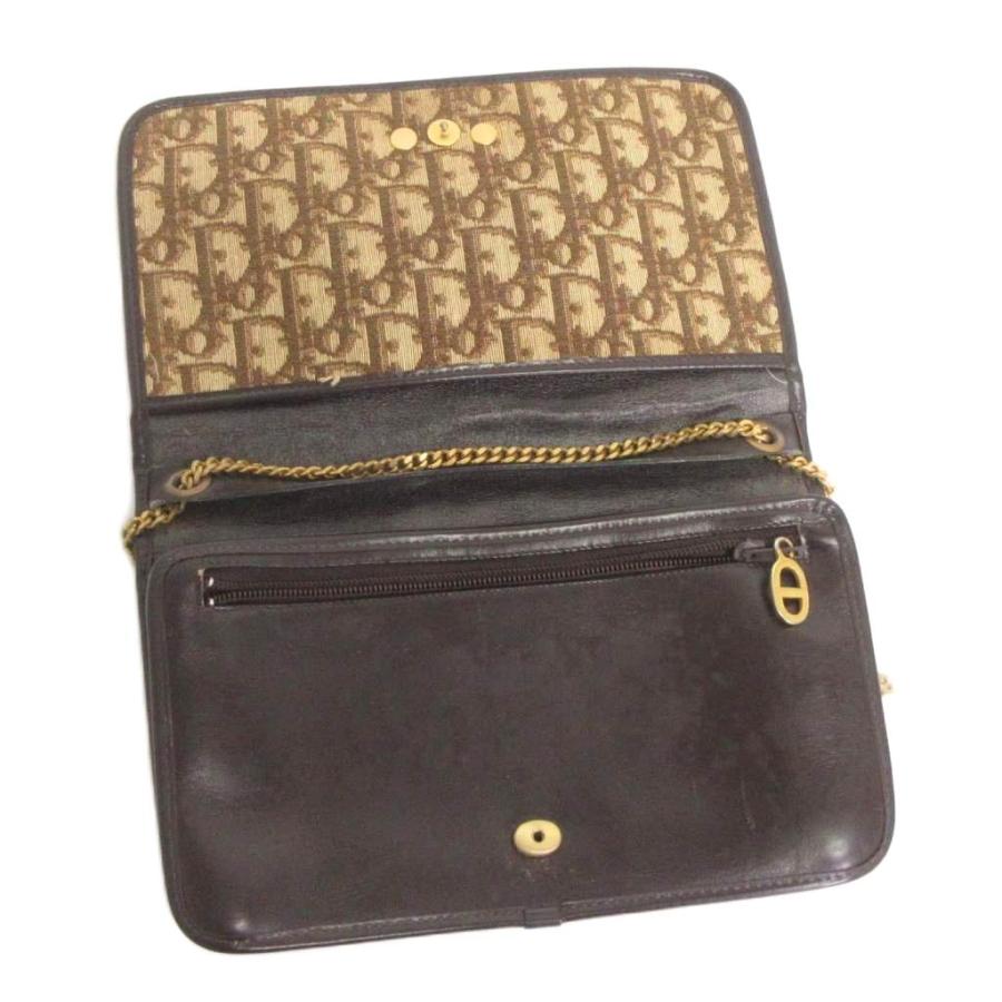 ディオール　トロッター　ベージュ　ジャガード　ショルダーバッグ　ヴィンテージ Christian Dior（クリスチャン・ディオール） ヴィンテージ トロッター