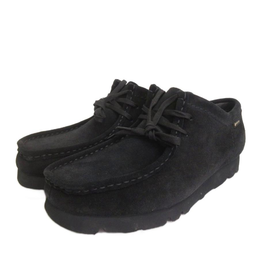 極美品 未使用級 クラークス ワラビー ゴアテックス スエード ブラック 黒 Clarks（クラークス） 未使用品 clarks WALLABEEGTX ワラビー ブーツ
