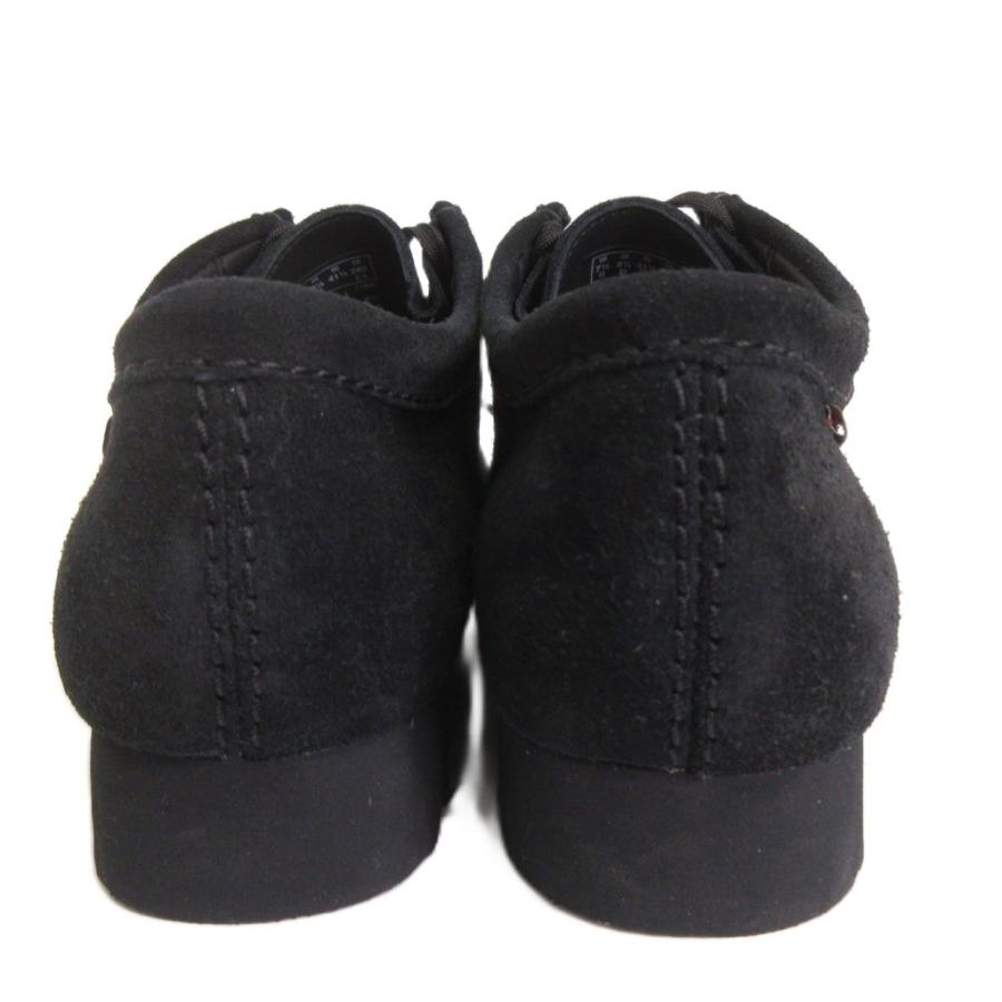 【中古美品】クラークス ワラビーブーツ ブラックスエード クラークス WALLABEE BOOT ワラビー ブーツ black UK7