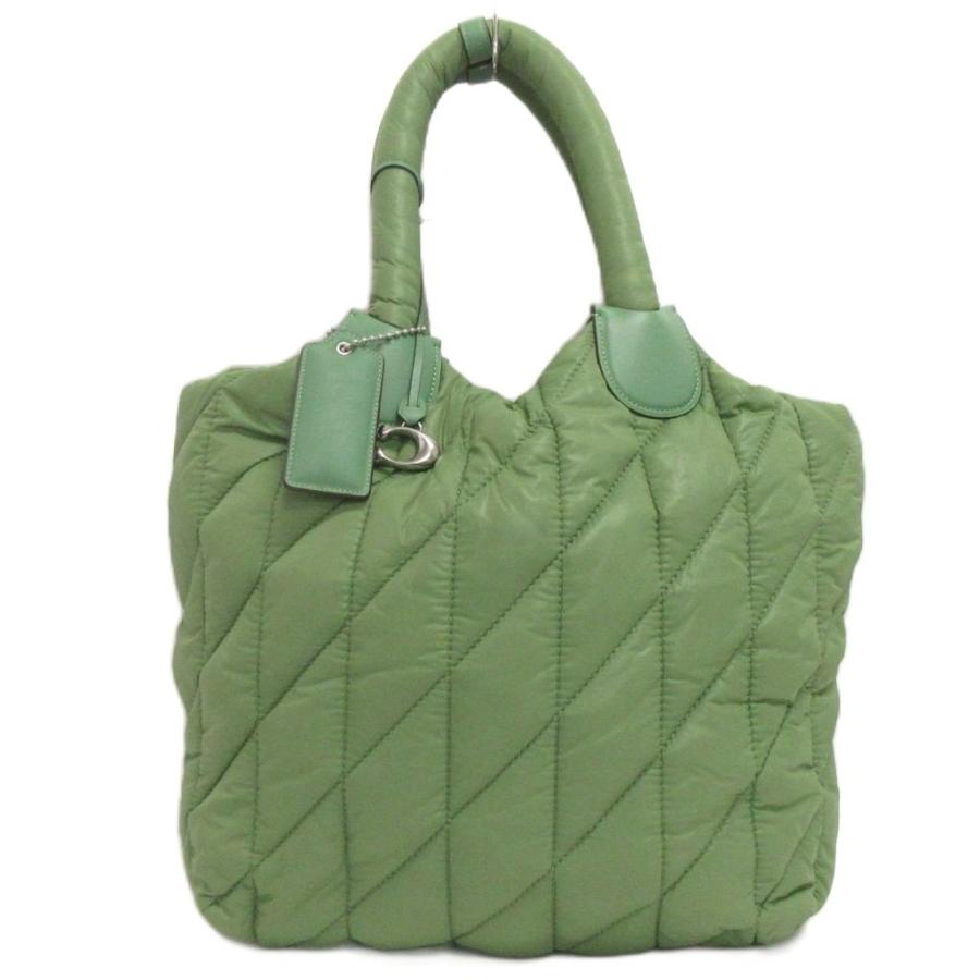 現行完売品✨ COACH コーチ アイリス トートバッグ 大容量 キルティング COACH（コーチ） 美品 アイリス トートバッグ キルティング CP152 緑
