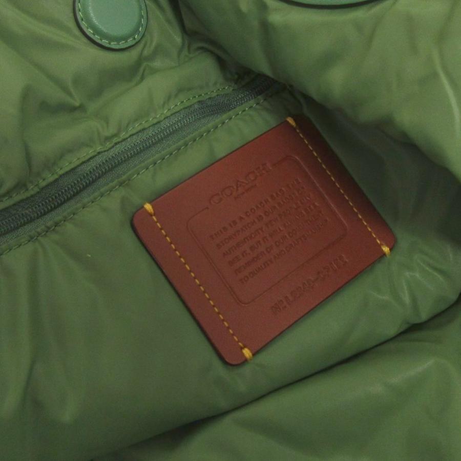 現行完売品✨ COACH コーチ アイリス トートバッグ 大容量 キルティング COACH（コーチ） 美品 アイリス トートバッグ キルティング CP152 緑