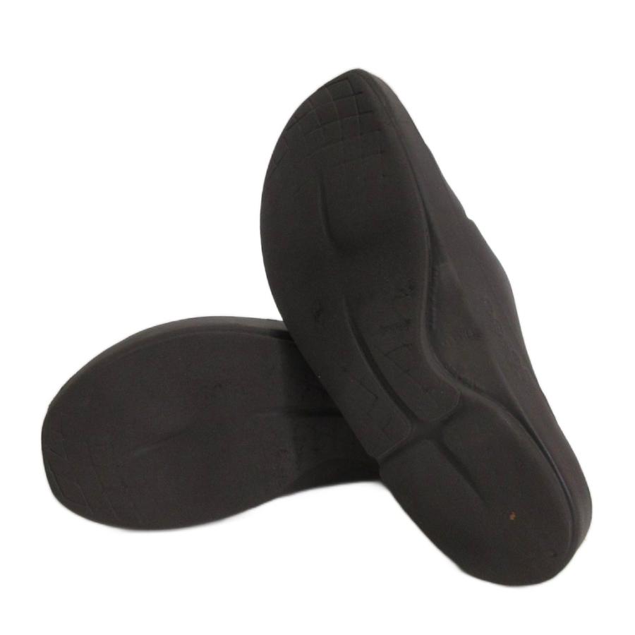 ウーフォス OOFOS リカバリーサンダル 黒 ブラック M6-W8 25cm 靴