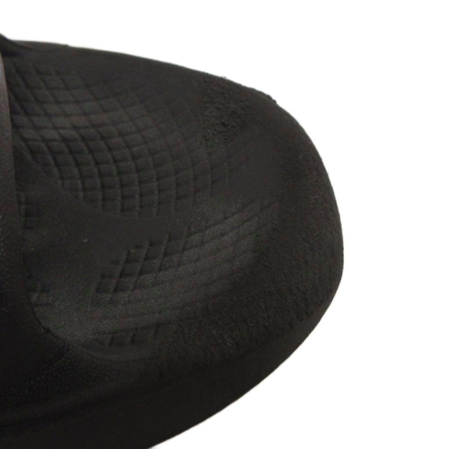 ウーフォス OOFOS リカバリーサンダル 黒 ブラック M6-W8 25cm 靴