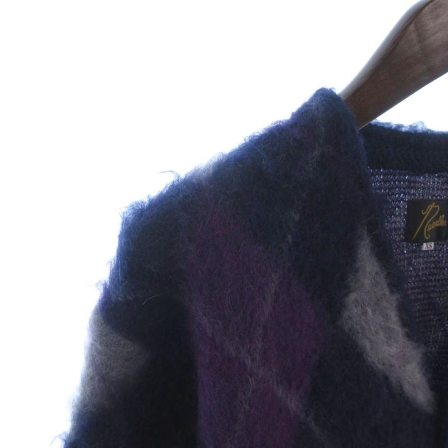 ニードルス ニードルズ Needles カーディガン 長袖 モヘヤ アーガイル