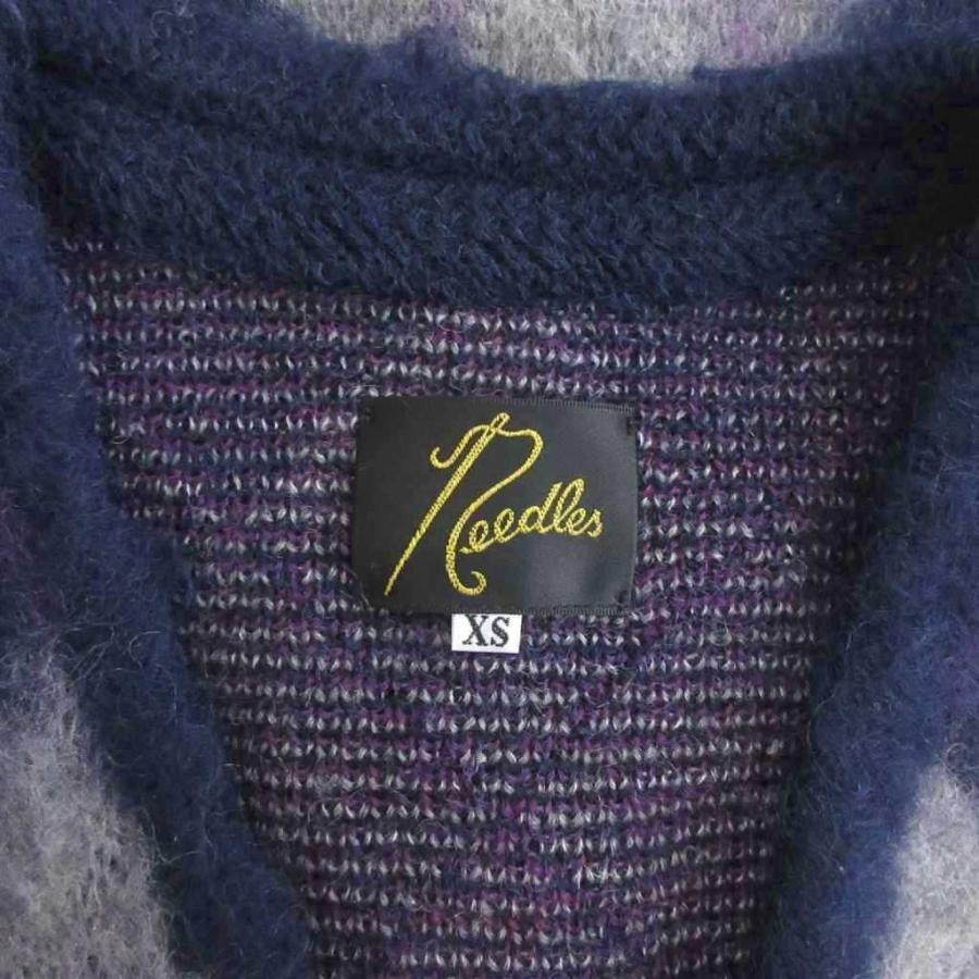 ニードルス ニードルズ Needles カーディガン 長袖 モヘヤ アーガイル