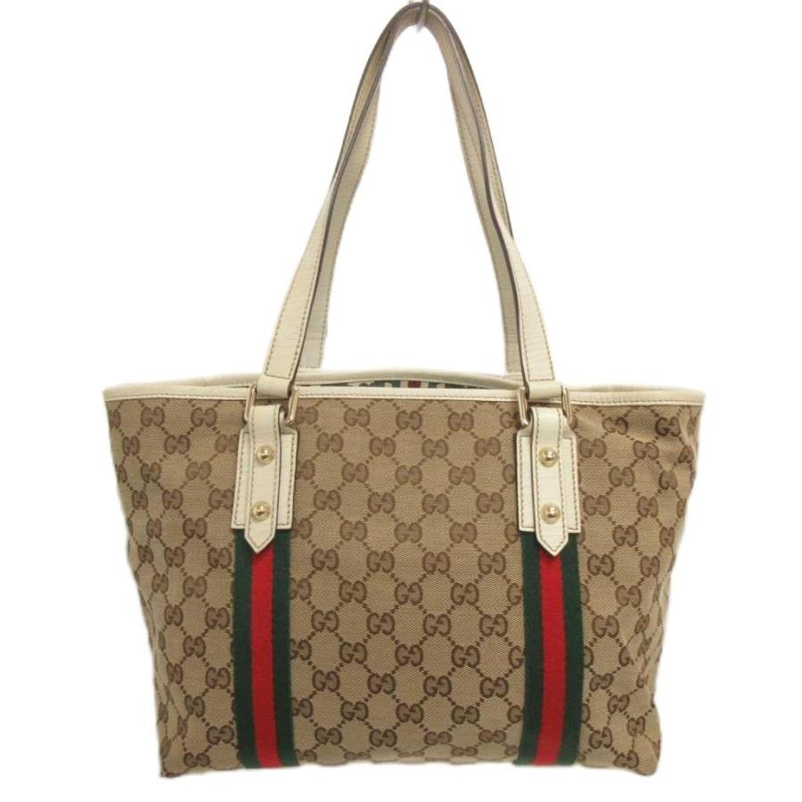 GUCCI（グッチ） トートバッグ シェリーライン GGキャンバス 137396 