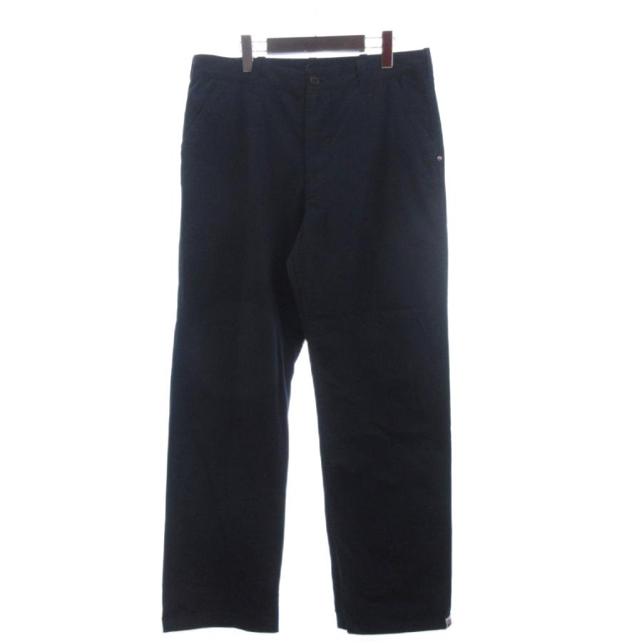 A BATHING APE ネイビーパンツ A BATHING APE（アベイシングエイプ） チノパンツ 無地 コットン