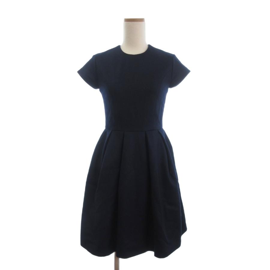 ヨーコチャン YOKO CHAN ワンピース 半袖 ひざ丈 ウール YCD-315-189