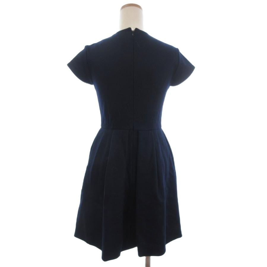 ヨーコチャン YOKO CHAN ワンピース 半袖 ひざ丈 ウール YCD-315-189