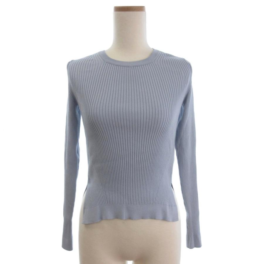 FOXEY 42 ライトブルー リブニット FOXEY 42 ライトブルー リブニット FOXEY - フォクシー リブニット