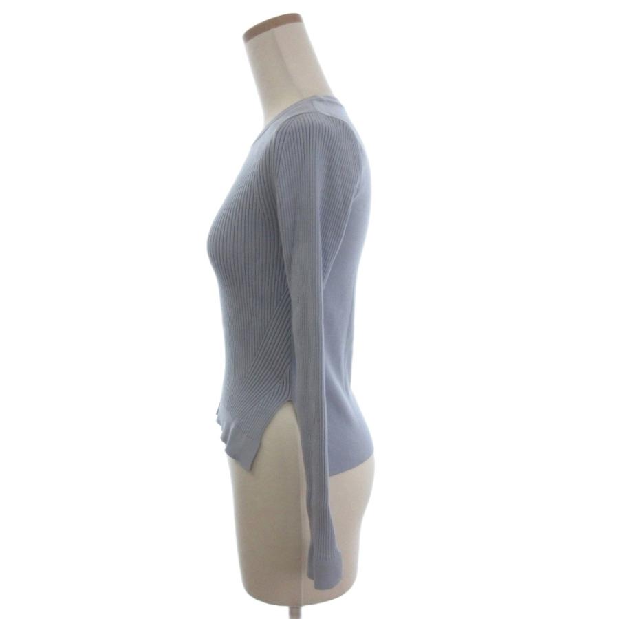 FOXEY（フォクシー） リブニット セーター 長袖 スリット 38091