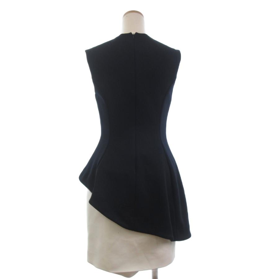 ヨーコチャン YOKO CHAN ワンピース ひざ丈 ノースリーブ 切替 ダーク