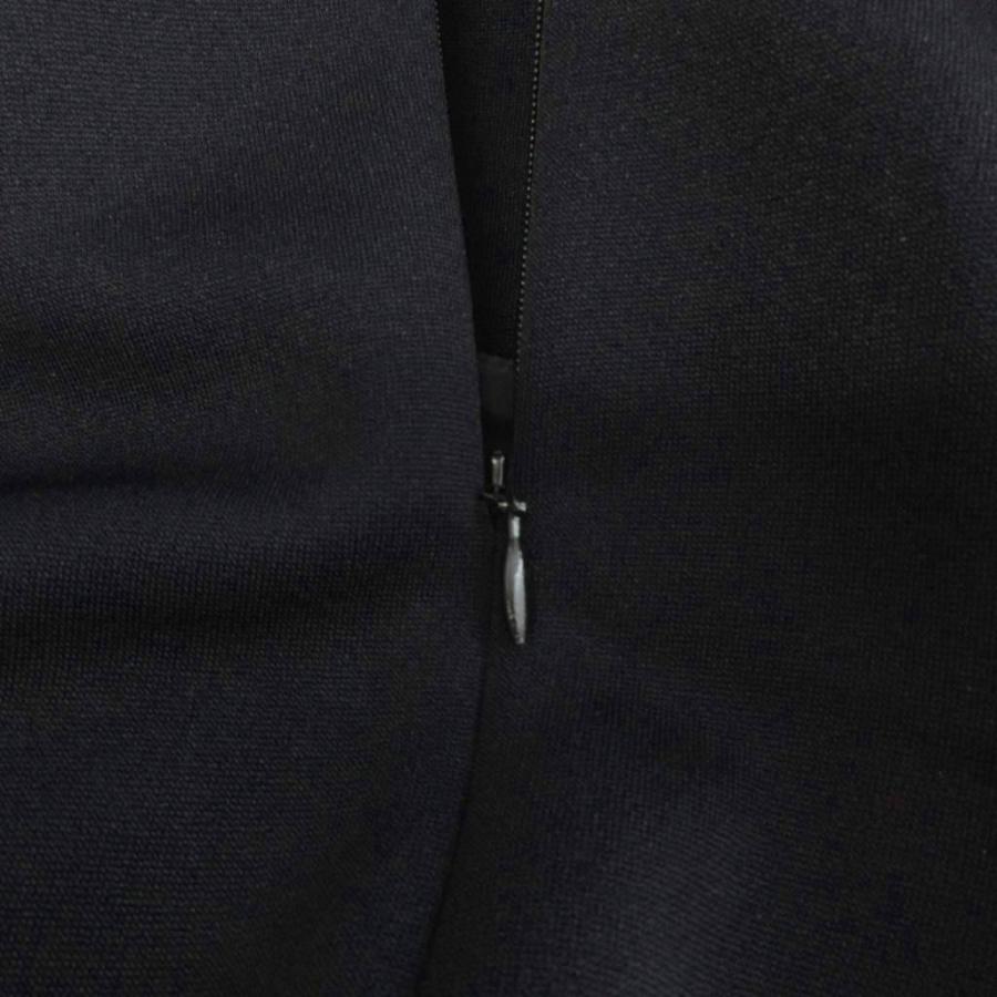 ヨーコチャン YOKO CHAN ワンピース ひざ丈 ノースリーブ 切替 ダーク