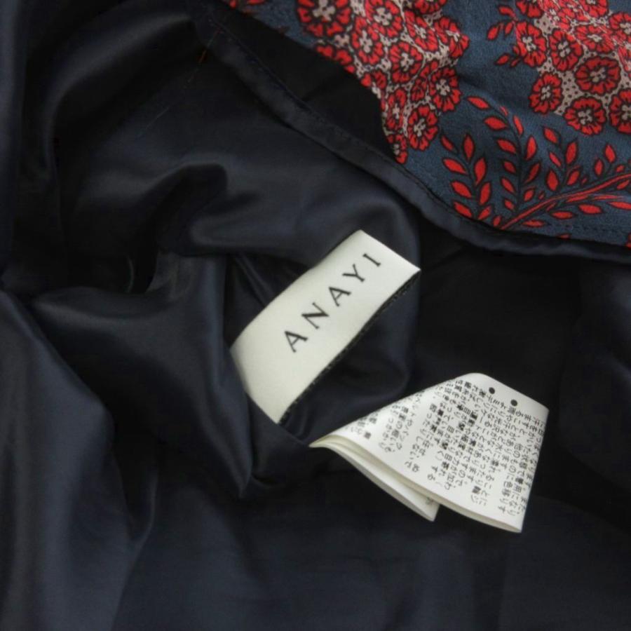 【ANAYI】新品未使用 長袖 フレアー ワンピース 38 新品タグ付き可愛い アナイ ANAYI ワンピース フレアスリーブ 長袖 ロング 101727-14-010