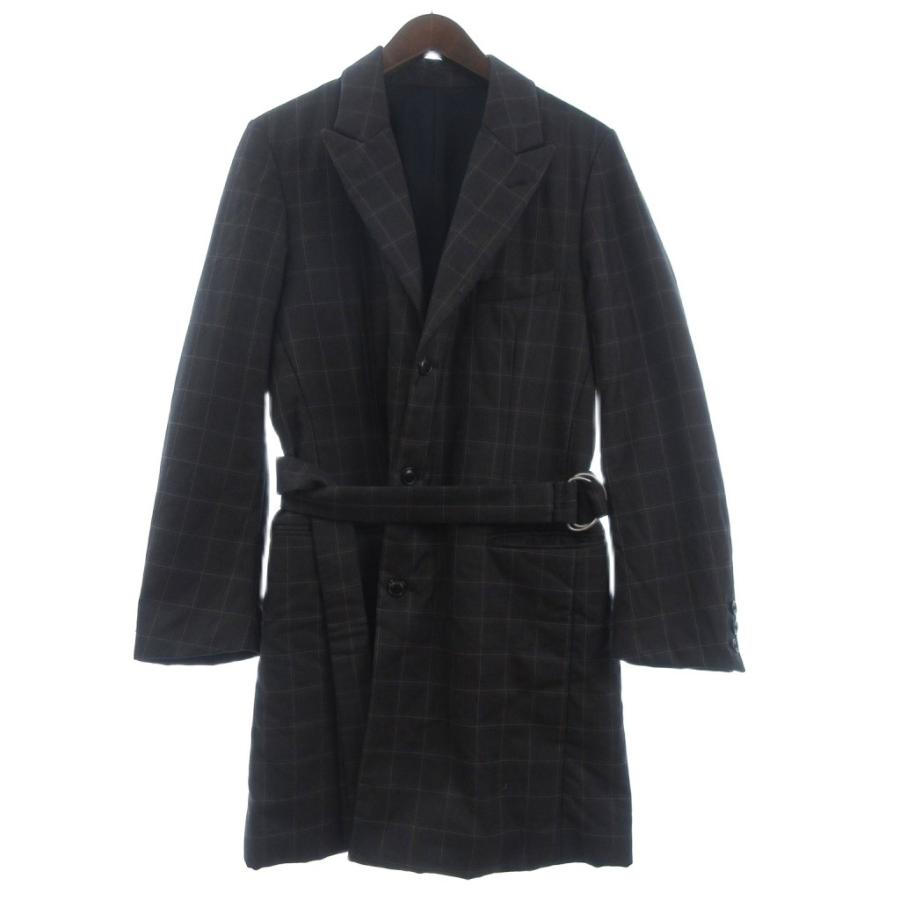 sunsea チェスターコート ロングコート サンシー SUNSEA チェスターコート 中綿 ロング丈 長袖 ベルト付き