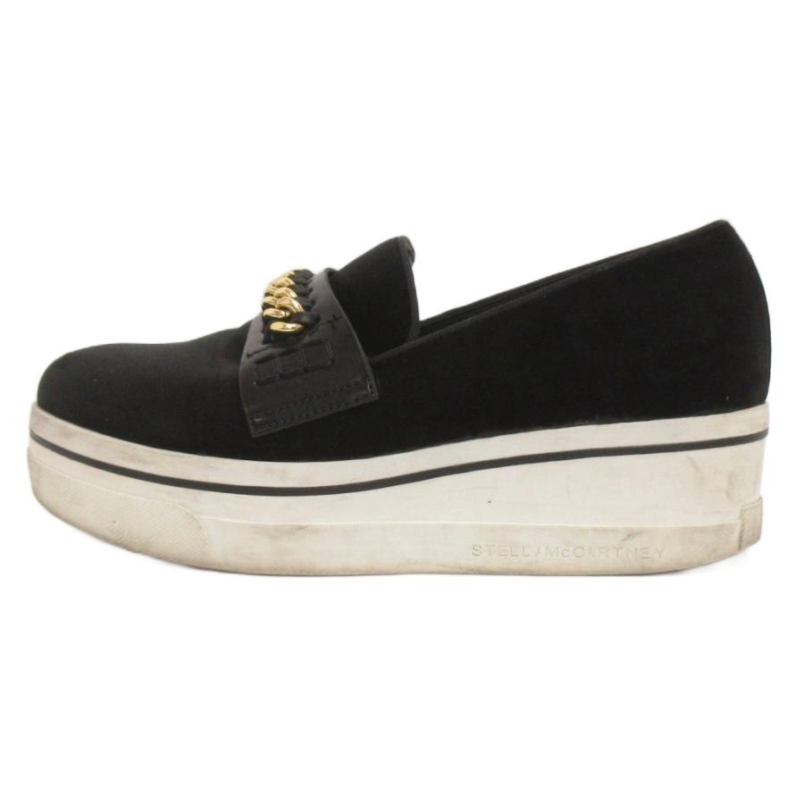 ステラマッカートニー STELLA McCARTNEY ビンクス ローファー ベロア