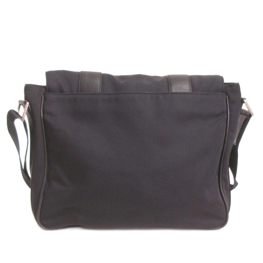 ロエベ LOEWE メッセンジャーバッグ ショルダー フラップ 斜め掛け 黒