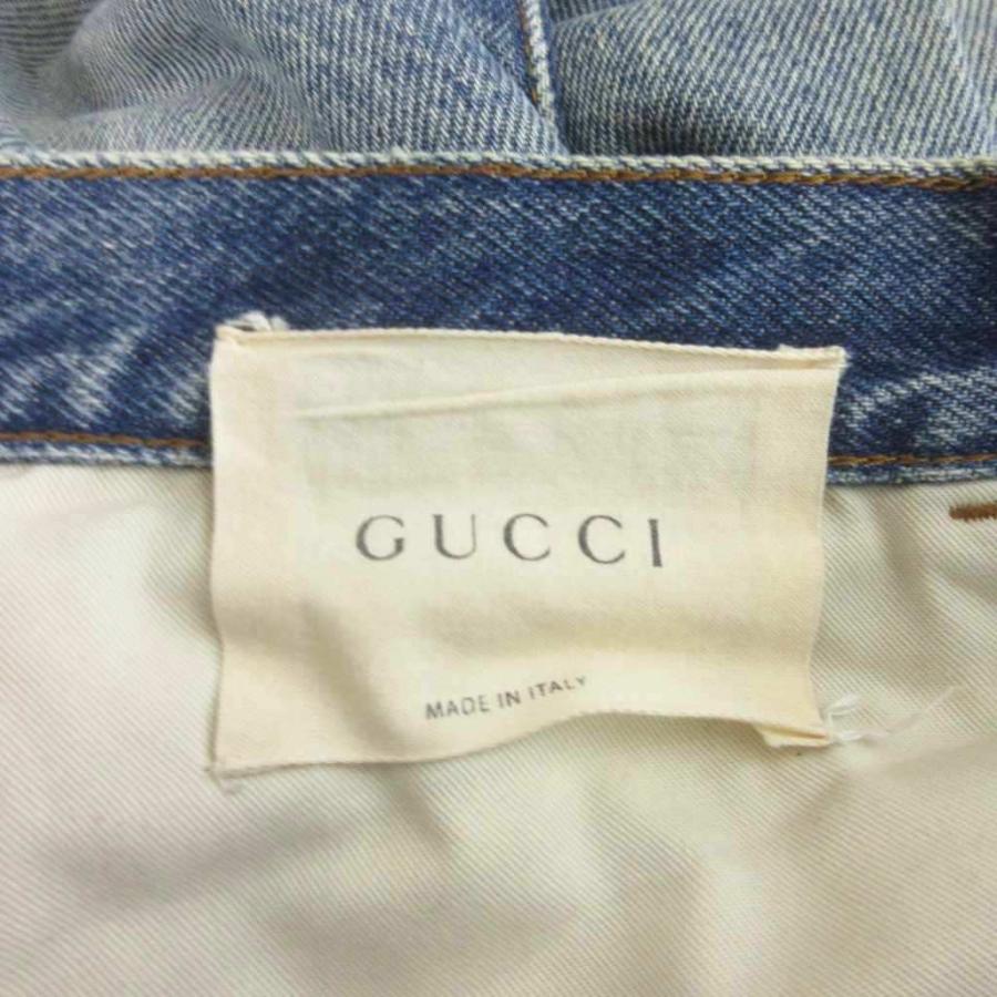 GUCCI（グッチ） GUCCI Embroidery デニムパンツ ジーンズ 刺繍