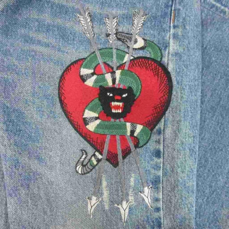GUCCI（グッチ） GUCCI Embroidery デニムパンツ ジーンズ 刺繍