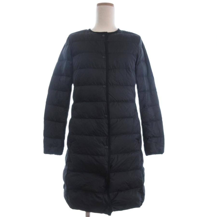 ユニクロ（UNIQLO） ダウンコート ひざ丈 長袖 419780 黒 ブラック S 