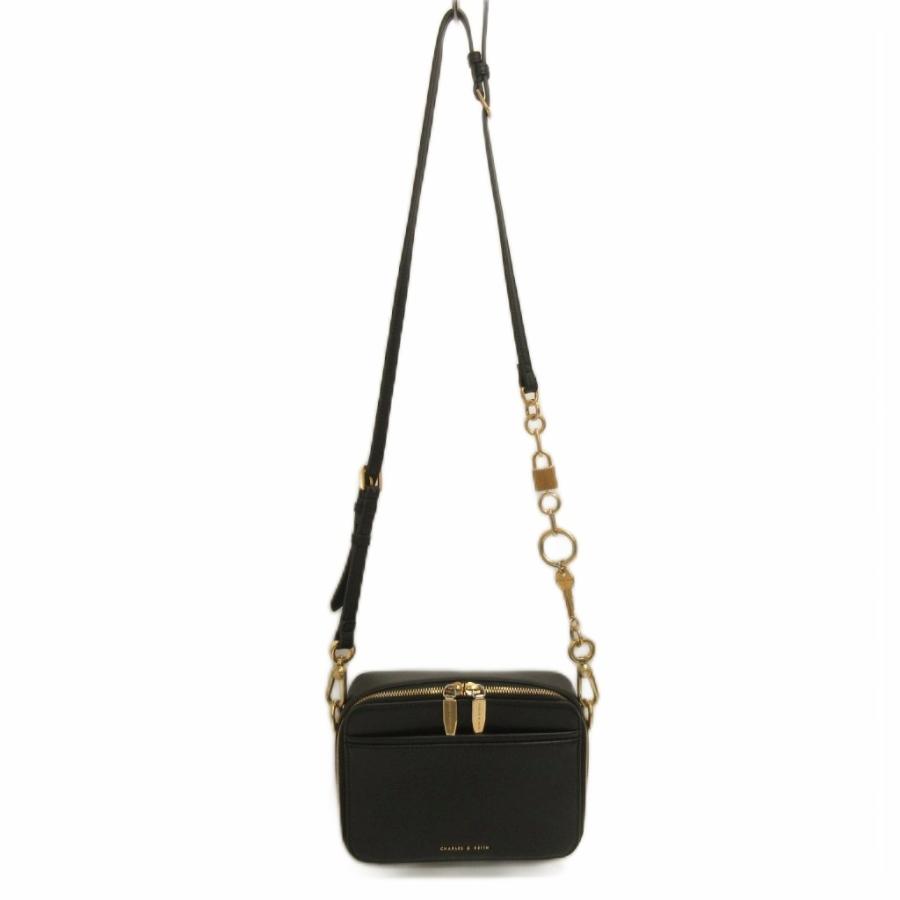 チャールズ&キース CHARLES&KEITH ロック&キーチェーン ハンドルバッグ