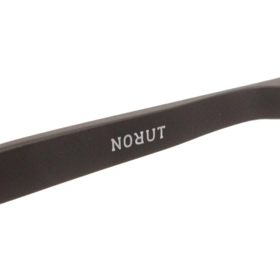 ノーラット NORUT メガネ 眼鏡 度入り KAIL C-1 黒 ブラック 42□24