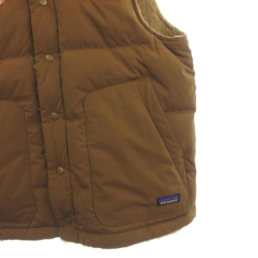 パタゴニア Patagonia リバーシブル ビビーダウンベスト 前開き ボア