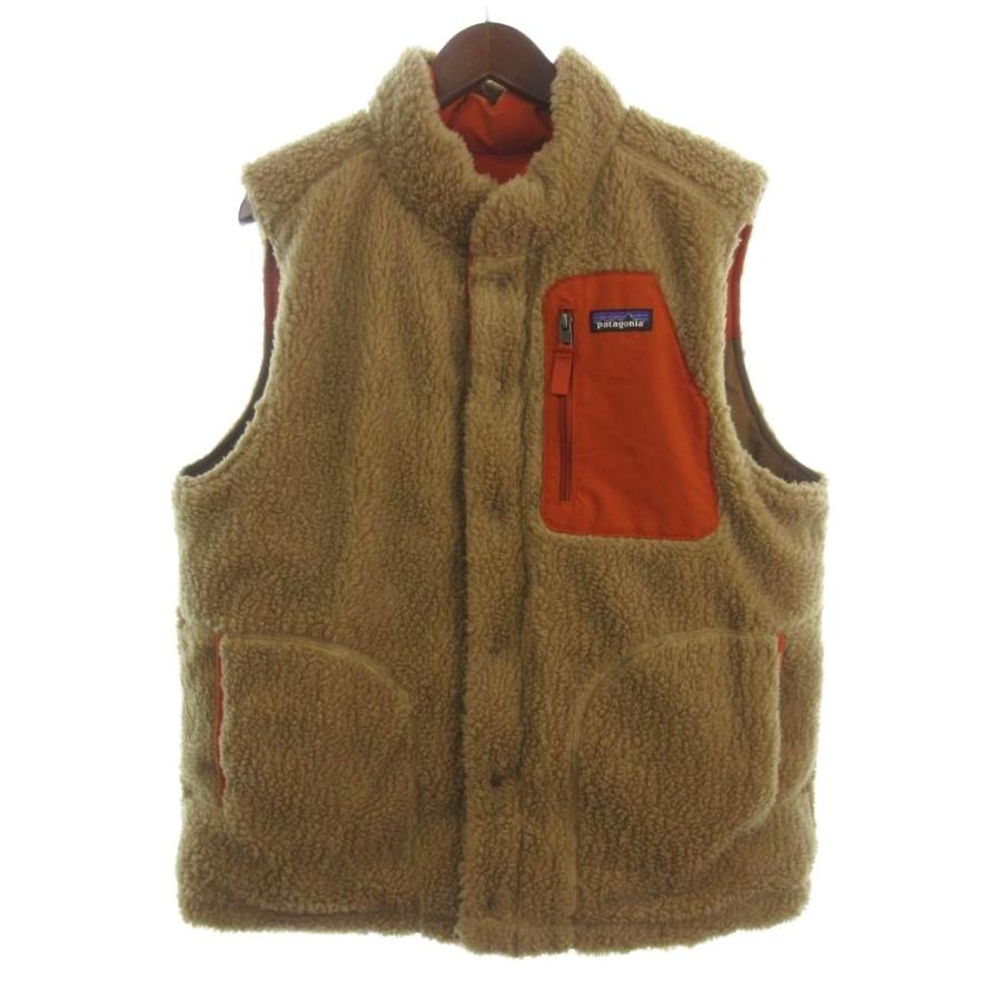 パタゴニア Patagonia リバーシブル ビビーダウンベスト 前開き ボア