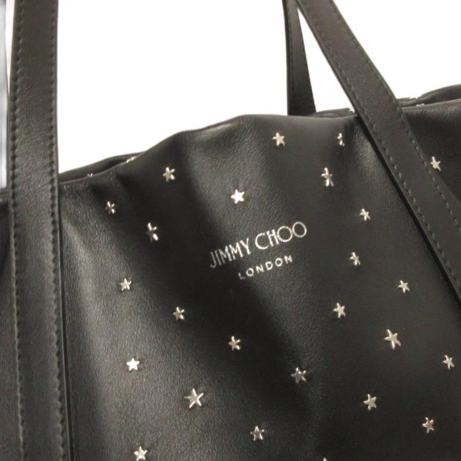ジミーチュウ JIMMY CHOO ピムリコ トートバッグ スタッズ 星 レザー 黒 ブラック 鞄 メンズ