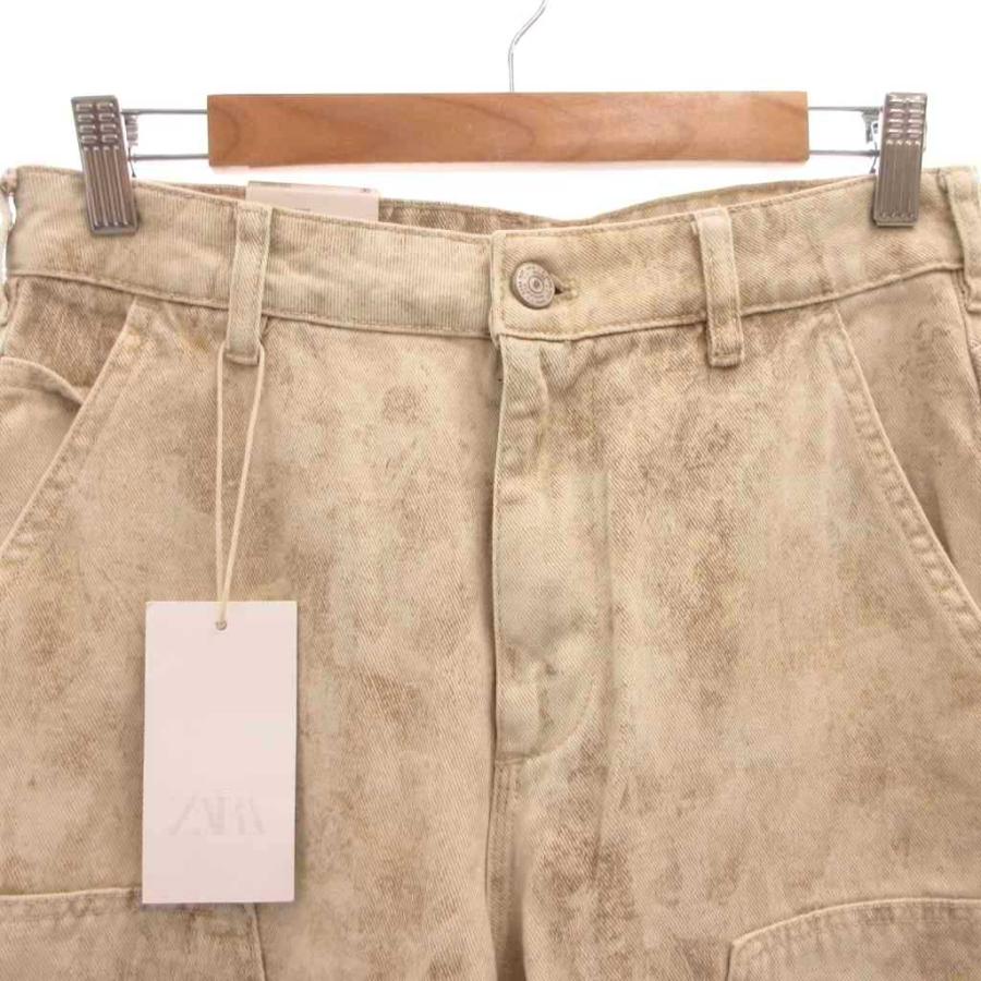 ZARA（ザラ） 未使用品 タグ付き パンツ ストレート 36 オフホワイト