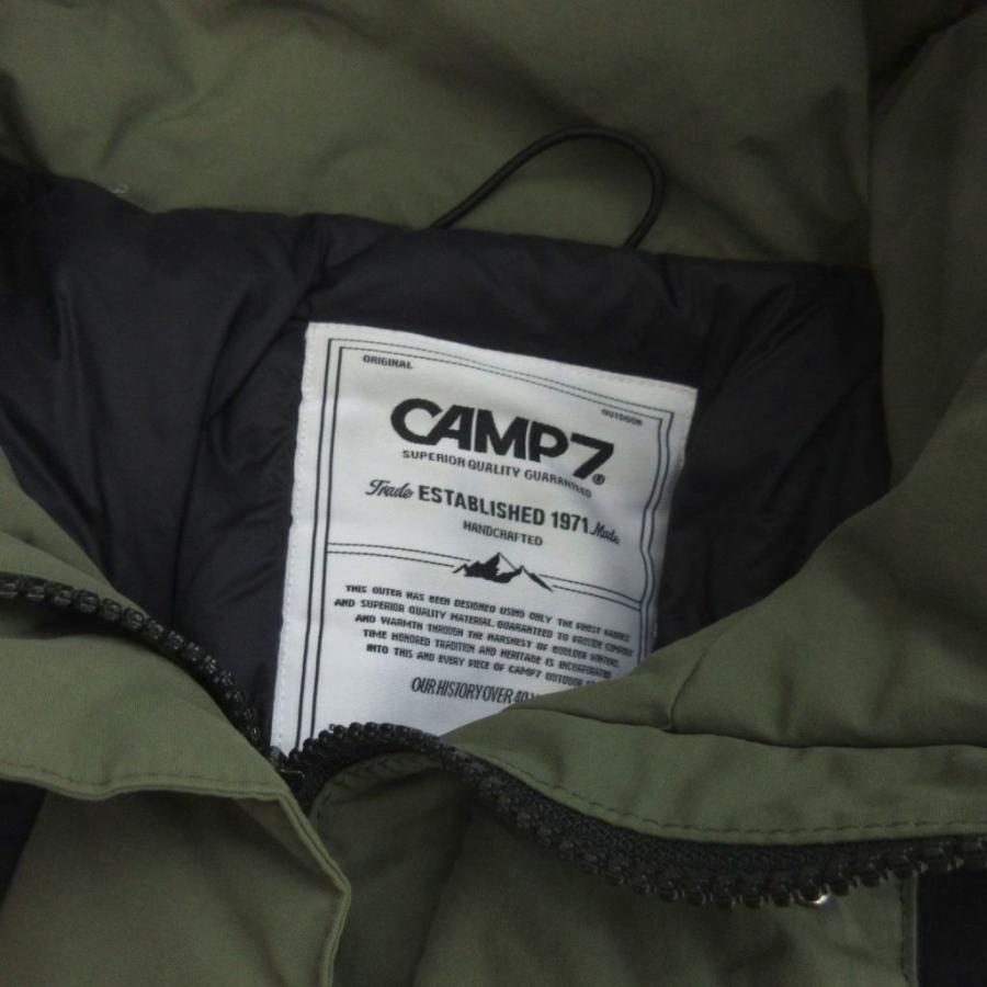 キャンプセブン CAMP7 ダウンジャケット ブルゾン フルジップ バイ 