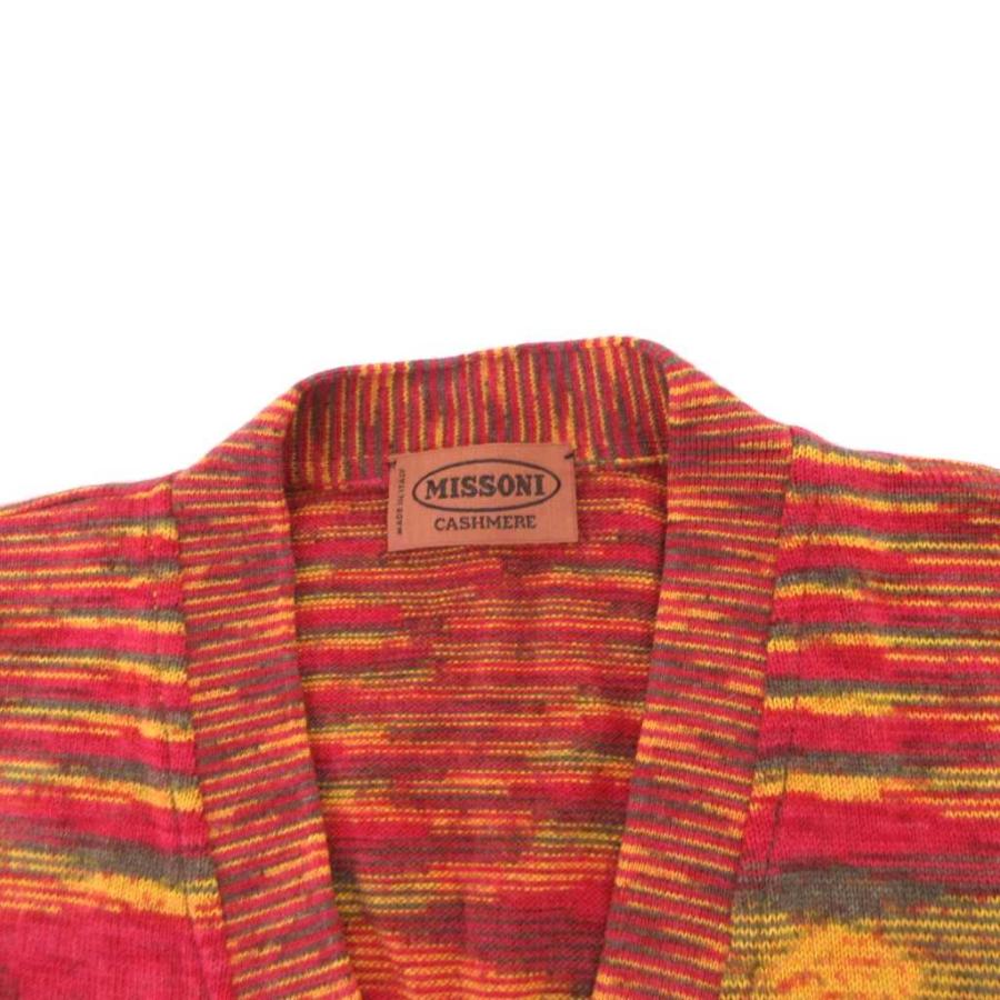 【美品】Missoni カーディガン 51 イタリア製 カシミア ミッソーニ MISSONI 美品 カーディガン カシシルニット セーター