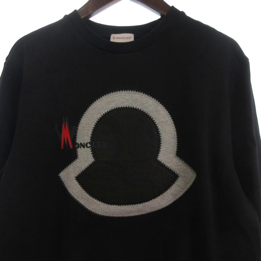 MONCLER（モンクレール） スウェット トレーナー 長袖 裏起毛 ワッペン 