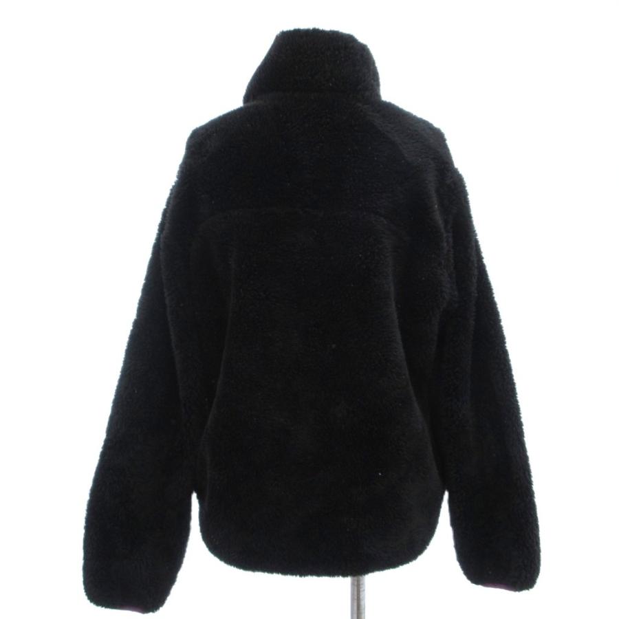 Champion（チャンピオン） ボア フリースジャケット プルオーバー L 黒 