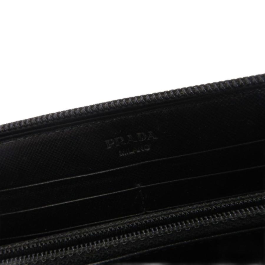 PRADA（プラダ） サフィアーノ ラウンドファスナー 長財布 三角