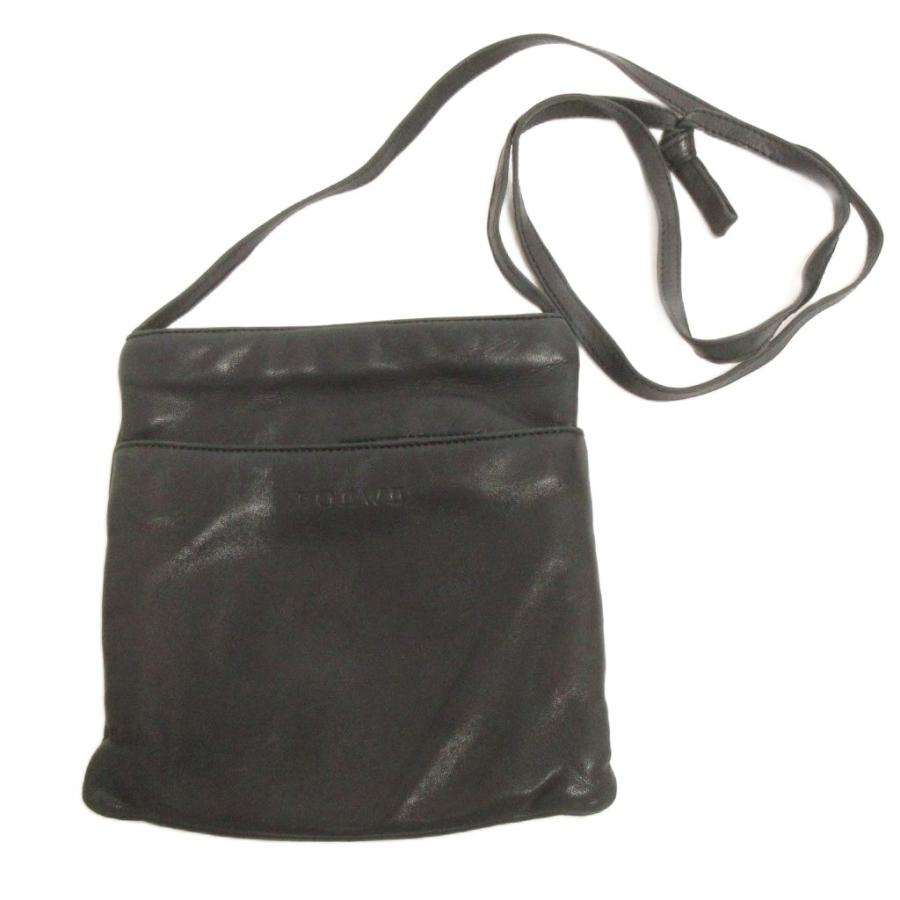 LOEWE（ロエベ） サコッシュ ショルダーバッグ 斜めがけ レザー 黒 