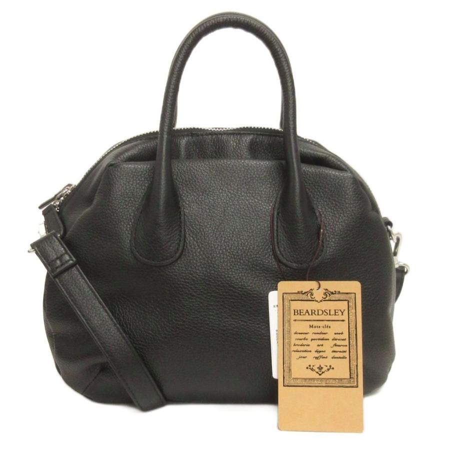 ビアズリーBEARDSLEY☆ラウンドミニボストンバッグ 2way☆タグ付新品