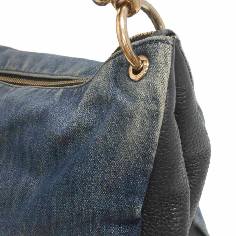 COACH（コーチ） デニム キャンバス レザー ミア 2WAY ショルダー 
