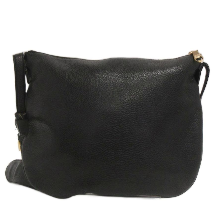 LOEWE（ロエベ） ショルダーバッグ 斜め掛け レザー ロゴ 押印 黒